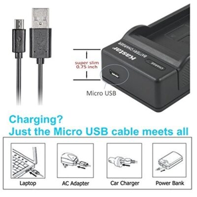 Kastar Slim USB Cargador para Nikon EN-EL15, - Image 4