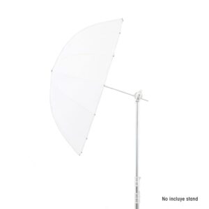 Sombrilla Parabólica Blanca/Transparente 165cm Godox