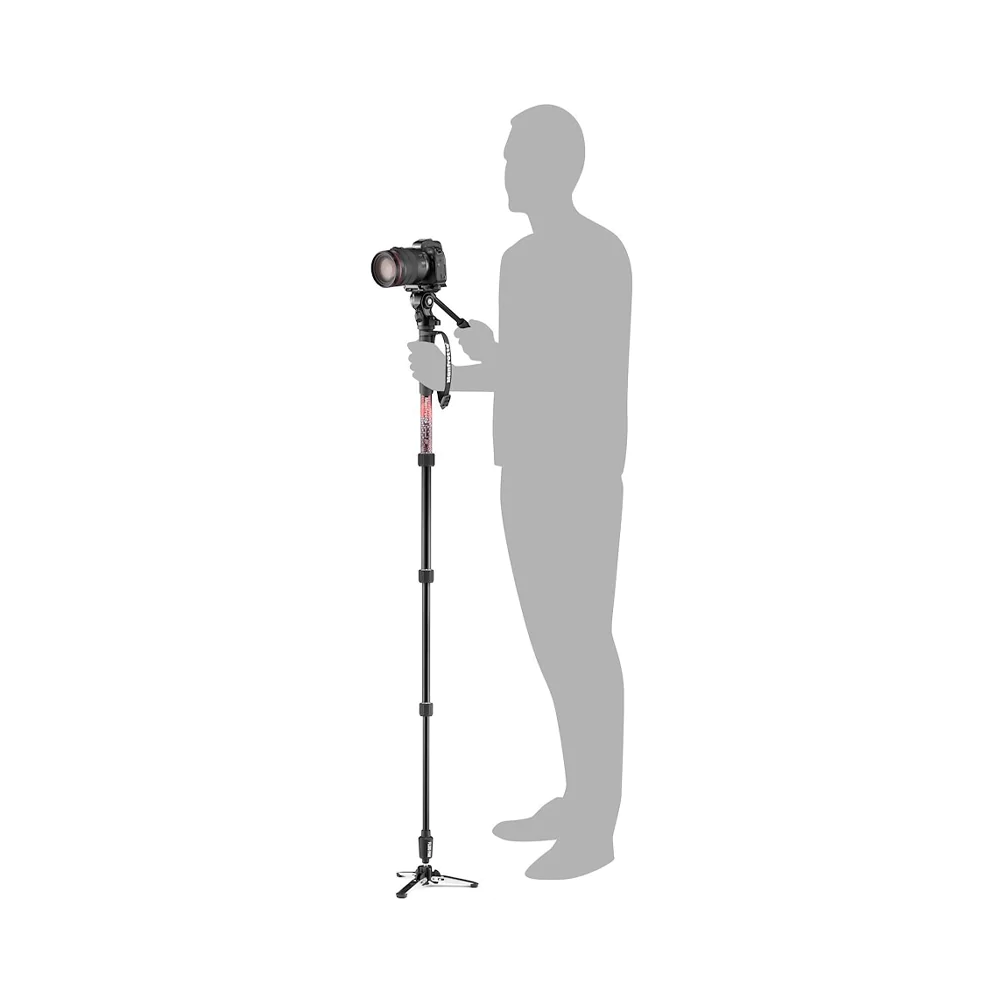 Monopie Manfrotto MVMELMIIA4LIVE Element MII con cabeza fluida Live para video - Image 2