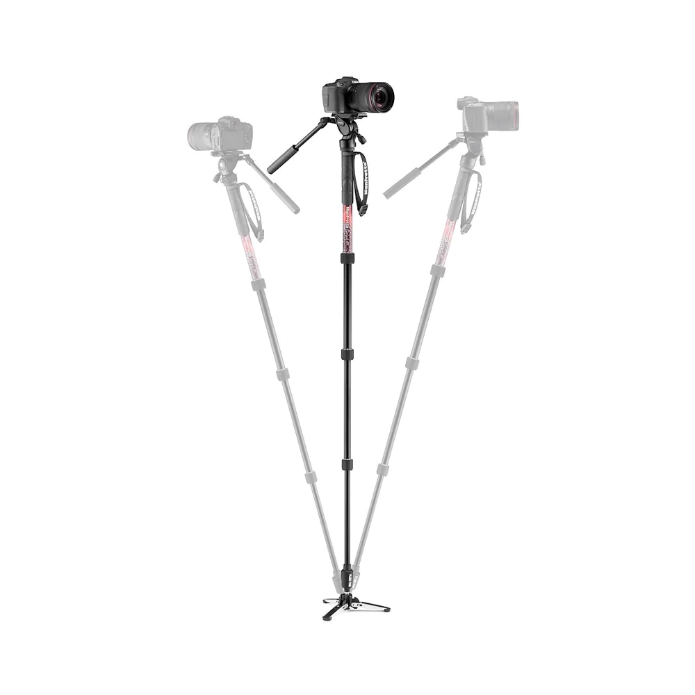 Monopie Manfrotto MVMELMIIA4LIVE Element MII con cabeza fluida Live para video - Image 3